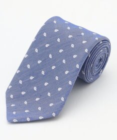 J.PRESS MEN 【SILK LINEN COLLECTION】ペイズリー柄 ネクタイ