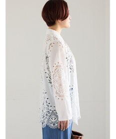 Te chichi ケミカルレースコットンジャケット