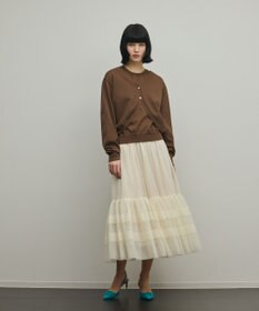 GRACE CONTINENTAL レイヤードニットトップ