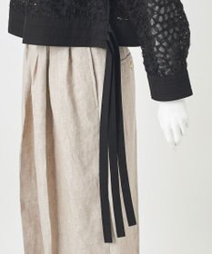 23区 【GOLD LABEL】オーガンジーテープエンブロイダリー ブラウス