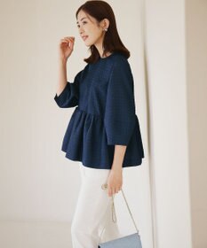 23区 【Oggi2月号掲載/新色追加】TRストレッチギャバ テーパードパンツ