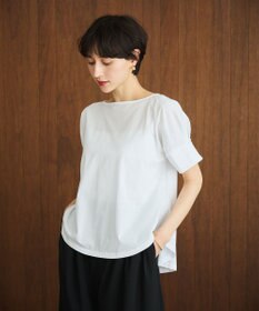 #Newans 【乾燥機可能/接触冷感】タックスリーブカットソー