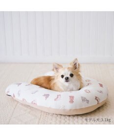 PET PARADISE ペットパラダイス makokoro あごのせクッション 《わんちゃん柄》