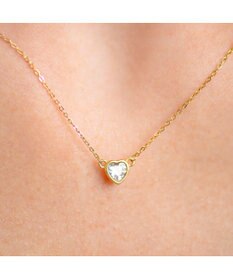 blancotokyo 【金属アレルギー対応】ジルコニアハートネックレス DEAREST