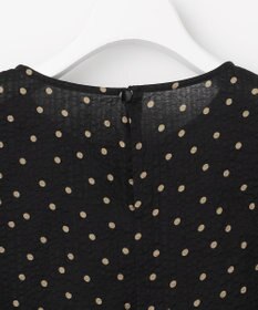 自由区 【WEB&一部店舗限定・サラリ触感】コットンサッカープリント ブラウス