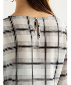 Te chichi ウエストリボンシアーチェックブラウス