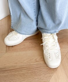 WEGO ドット柄レースローカットスニーカー