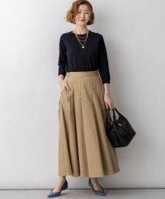 23区 L 【先行予約】プレミアムビオコットン クルーネック ニット