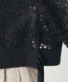 23区 【GOLD LABEL】オーガンジーテープエンブロイダリー ブラウス