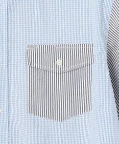 J.PRESS MEN 【クールマックス】クレイジーパターン サッカーシャツ/B.D.