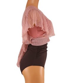 San-ai Resort（三愛水着楽園） フリルスリーブノンワイヤービキニ　9M　【San-ai Resort（サンアイリゾート）】