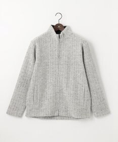 JOSEPH ABBOUD 【軽量/保温性】ウールミックスボアフリース ブルゾン