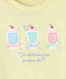ANY KIDS 【綿100%】ひんやり フレンチスリーブ サガラ刺繡Tシャツ