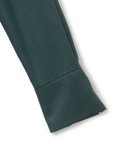 ICB 【WEB限定・洗える】 ドレープサテン ボウタイブラウス