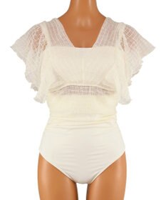 San-ai Resort（三愛水着楽園） フリルスリーブノンワイヤービキニ　9M　【San-ai Resort（サンアイリゾート）】