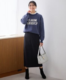 ANY 【洗濯機可】ウォームニットフリルプルオーバー