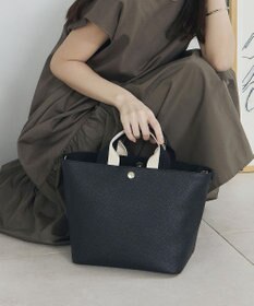 TOPKAPI 【Breath TOPKAPI】SCOTCH GRAIN スコッチグレイン プレーン 2トーンテープ ハンドル トートバッグ S