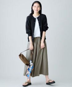 ANY シアーワッフルカーディガン