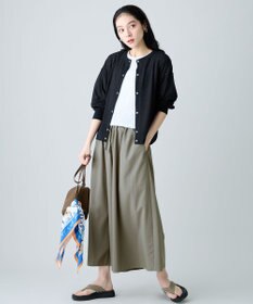 ANY シアーワッフルカーディガン