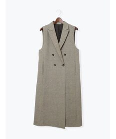 Te chichi 【泉 里香さん着用・Oggi.jp10/23掲載】ツイードロングジレ（セットアップ可）