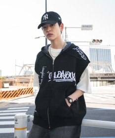 WEGO 【ユニセックス着用ITEM/MLサイズ展開】ジャガードノースリジップパーカー