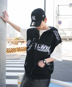 WEGO 【ユニセックス着用ITEM/MLサイズ展開】ジャガードノースリジップパーカー