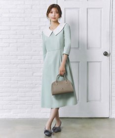 TOCCA 【八木アリサさん着用】【00サイズあり・消臭】FLYING SAUCER 七分丈ドレス