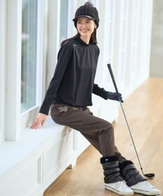 23区GOLF 【WOMEN】ガンクラブチェックテーパードパンツ