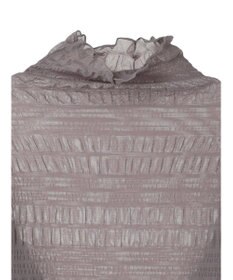 earth music&ecology ジャガードシャーリングシアートップス