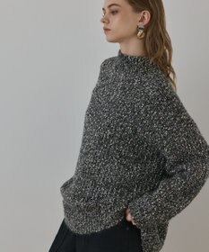 GRACE CONTINENTAL フリンジケープニットトップ