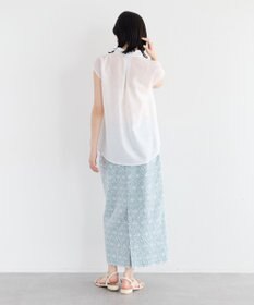 YECCA VECCA シアーボウタイブラウス