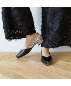 MODE ET JACOMO <carino>オープントゥパンプス