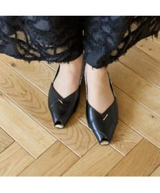 MODE ET JACOMO <carino>オープントゥパンプス