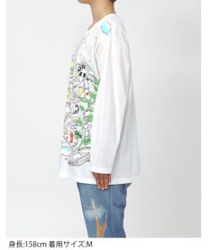 tsumori chisato SLEEP ツモリチサト トップス 綿100%(本体) 天竺素材 長袖 ルームウエア レディース UTX557 /ワコール