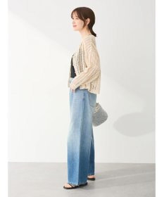 Green Parks インド綿　レース編みカーディガン