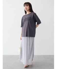 Green Parks ラメプリーツＩラインスカート