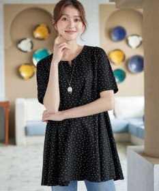 Tiaclasse 【おのののかさん着用 】「冷凛（ひやりん）」カノコバックフレアカットソー