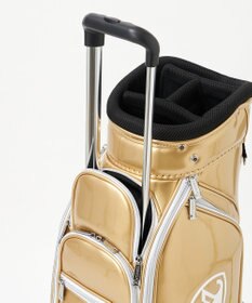 23区GOLF 【UNISEX】エレガントエナメルキャディバッグ　キャスター付きで移動もラクチン