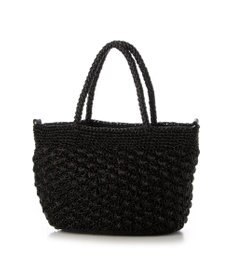 UNBILLION cachecache 柄編みメタリックヤーン2wayミニトート