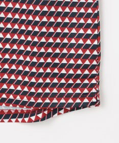 23区GOLF 【WOMEN】フラッグプリント長袖ポロシャツ