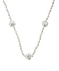 Green Parks ・ＨＡＬＦ　ＴＩＭＥ　ベビーパールハートネックレス