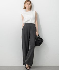23区 S 【VERY9月号掲載/洗える/吊り干しOK】ヴィスコースストレッチ ワイド パンツ