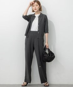 23区 L 【VERY9月号掲載/洗える/吊り干しOK】ヴィスコースストレッチ ワイド パンツ