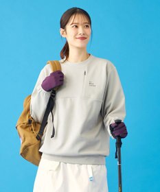 SHARE PARK LADIES 【UVカット・吸水速乾・ストレッチ・軽量・アンチピリング 】ダンボールクルーネックスウェット（S・Mサイズ）