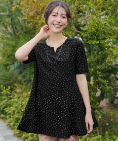 Tiaclasse 【おのののかさん着用 】「冷凛（ひやりん）」カノコバックフレアカットソー