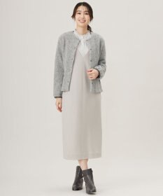 J.PRESS LADIES L 【洗える】サイロチェック＆ストライプ ブラウス