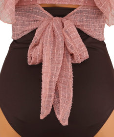 San-ai Resort（三愛水着楽園） フリルスリーブノンワイヤービキニ　9M　【San-ai Resort（サンアイリゾート）】