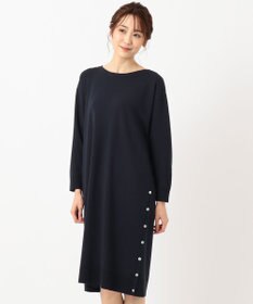 J.PRESS LADIES 【洗える】ワンピ＋プリーツスカート ツインセットワンピース