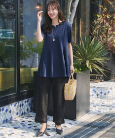 Tiaclasse 【おのののかさん着用 】「冷凛（ひやりん）」カノコバックフレアカットソー