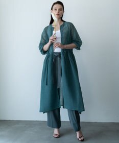 自由区 【カトリエムブーケ】Beau pantalon de forme デザインタックワイドパンツ